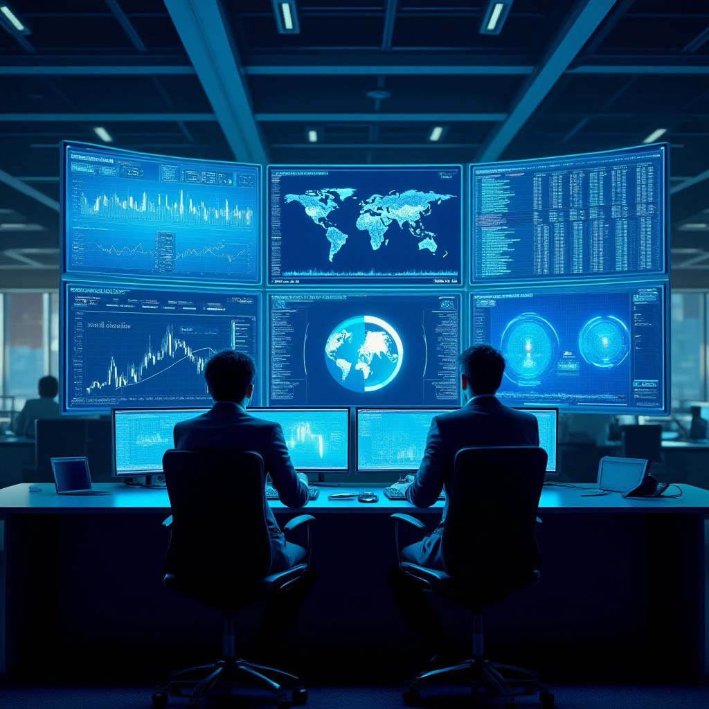 Sala de operaciones y monitoreo